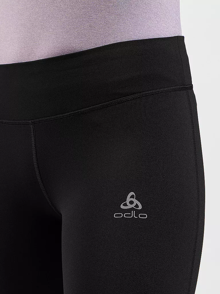 ODLO | Damen Lauftight Essentials Warm | Negro