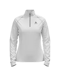 ODLO | Damen Unterzieh Zipshirt Besso Mid Layer | Blanco