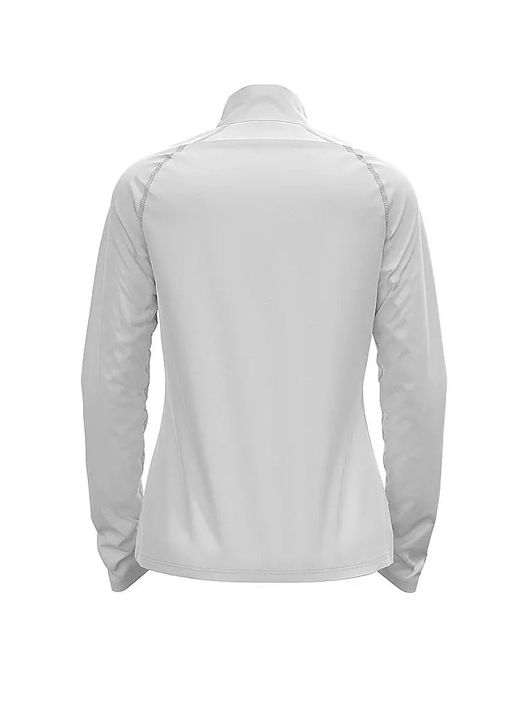 ODLO | Damen Unterzieh Zipshirt Besso Mid Layer | Blanco