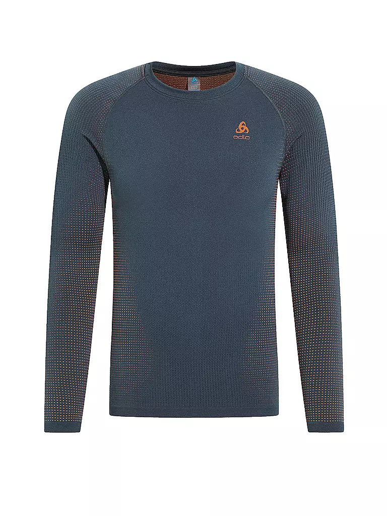 ODLO | Herren Funktionsshirt WARM ECO Baselayer | Azul oscuro