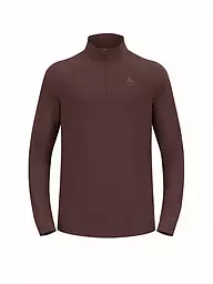 ODLO | Herren Laufshirt Essentials Ceramiwarm | Rojo oscuro