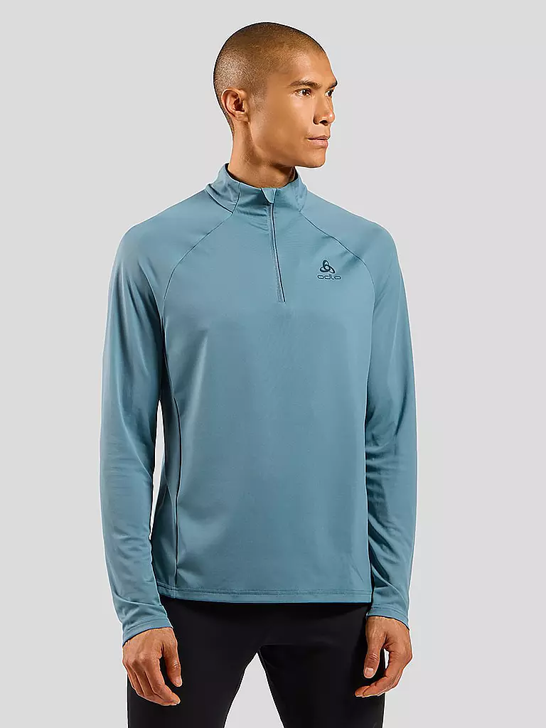 ODLO | Herren Laufshirt Essentials Ceramiwarm | Azul