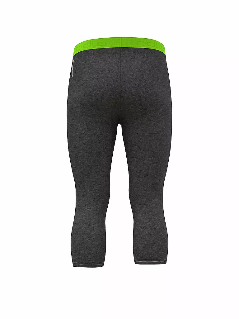 ODLO | Herren Unterzieh Hose Revelstoke Performance Wool 150 3/4 | Gris