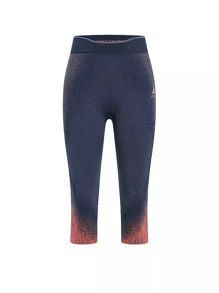 ODLO | Herren Unterziehhose Blackcomb Eco 3/4 | Azul oscuro