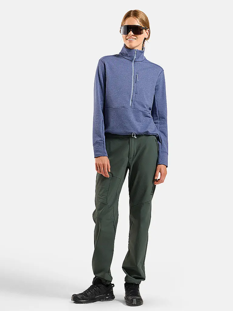 ODLO | Jersey de esquí de fondo para mujer Grid Fleece | Lila