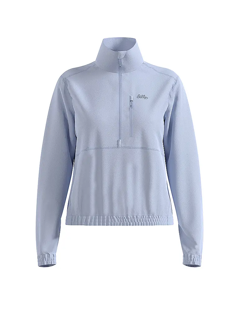 ODLO | Jersey de mujer Classic HalfZip | Azul claro