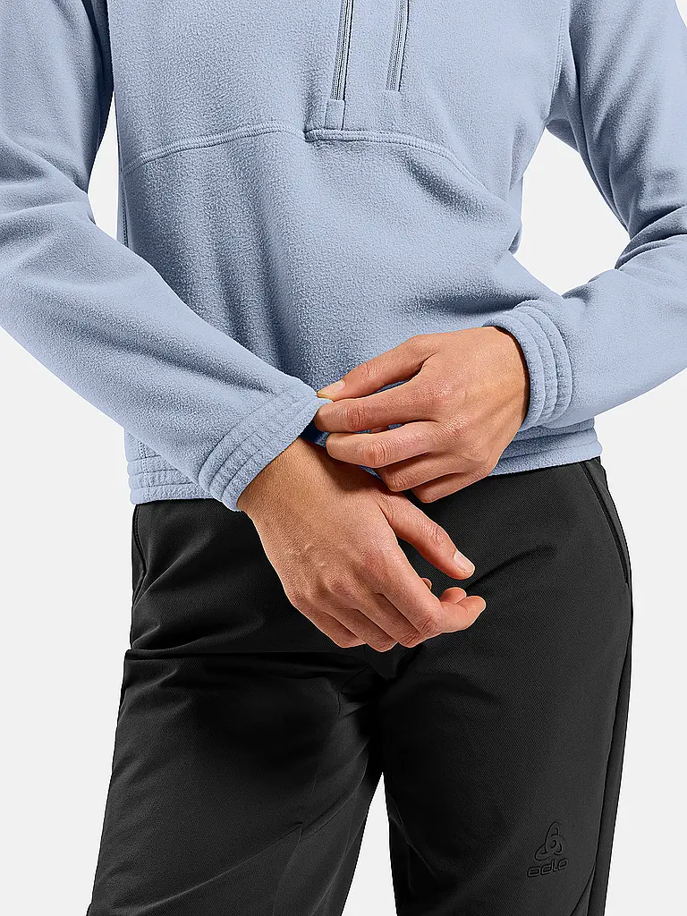 ODLO | Jersey de mujer Classic HalfZip | Azul claro