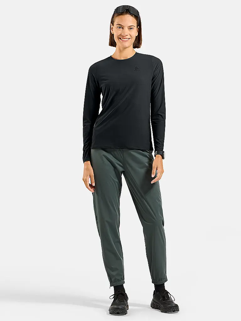 ODLO | Mallas de running para mujer Zeroweight Warm 2.0 | Verde oscuro