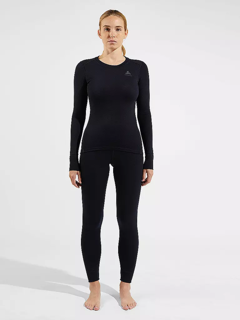 ODLO | Mallas interiores de mujer Natural Merino 200 | Negro