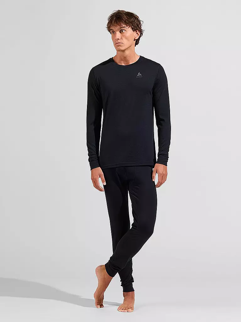 ODLO | Mallas interiores para hombre Natural Merino 200 | Negro