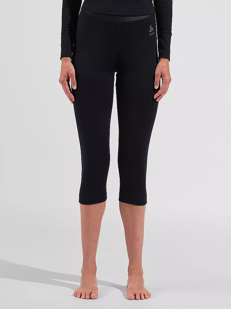 ODLO | Pantalón 3/4 de mujer Merino 200 | Negro