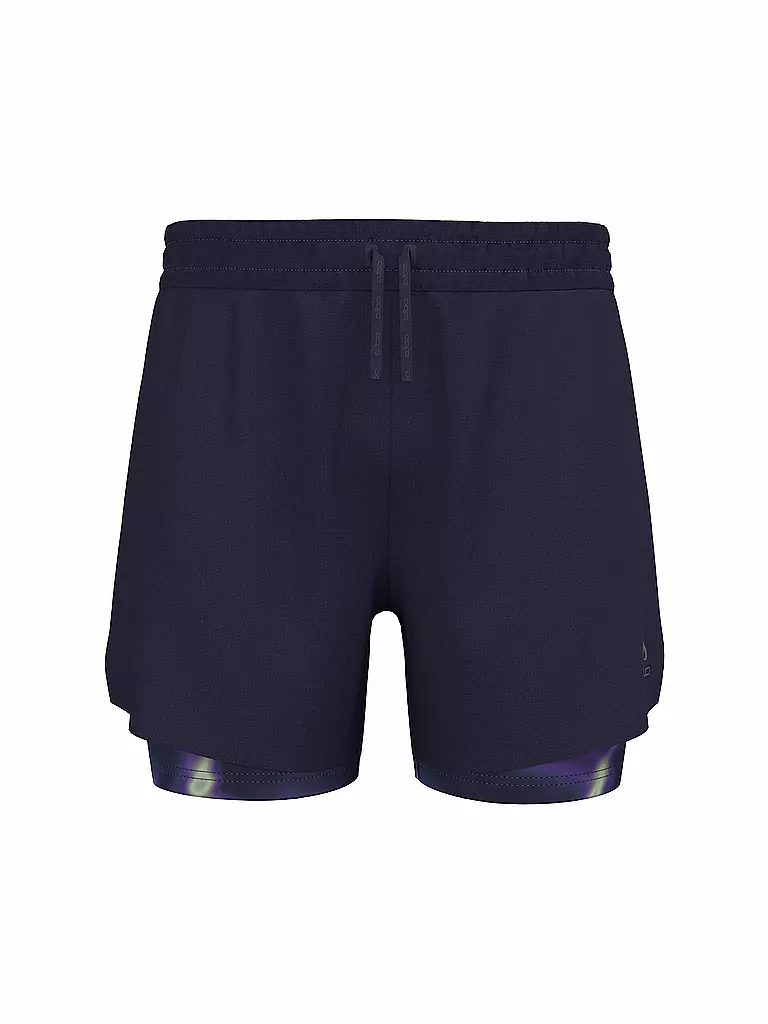 ODLO | Pantalón corto de running para hombre Zeroweight Print 5inch | Lila