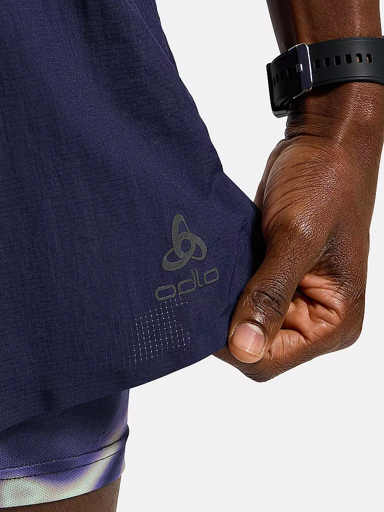 ODLO | Pantalón corto de running para hombre Zeroweight Print 5inch |