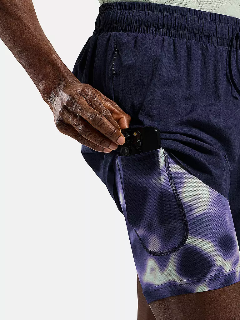 ODLO | Pantalón corto de running para hombre Zeroweight Print 5inch |