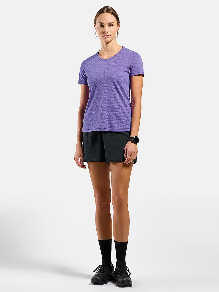 ODLO | Pantalón corto de running para mujer Essential 365 de 4 pulgadas | Negro