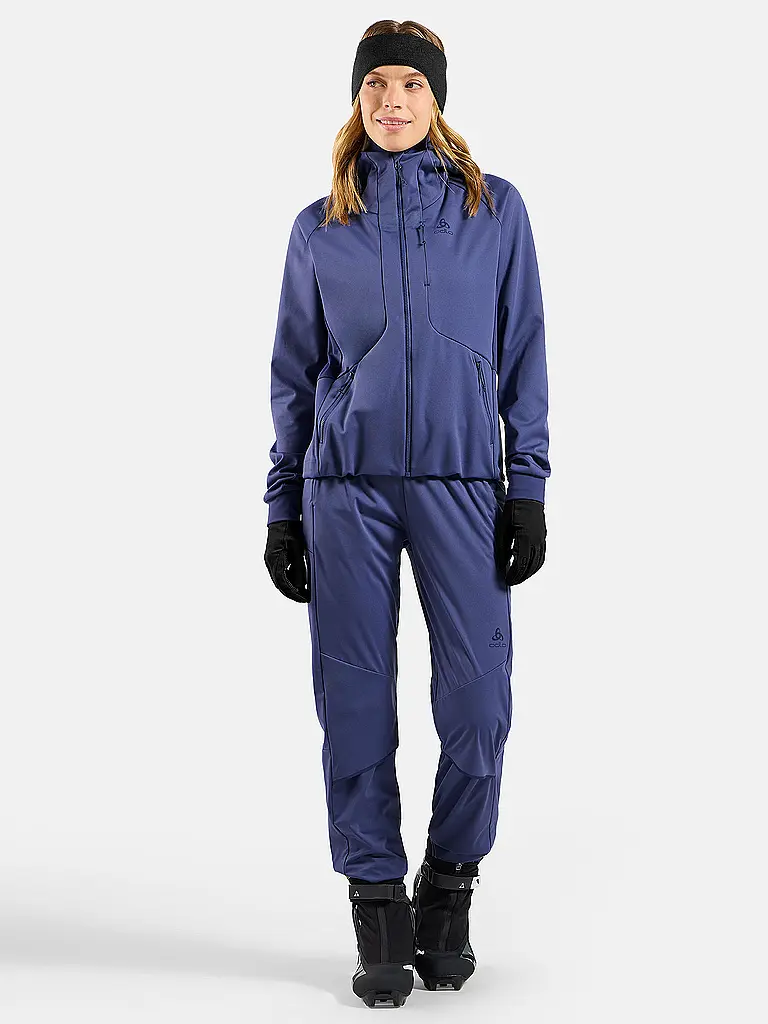 ODLO | Pantalón de esquí de fondo para mujer Zeroweight Pro Windproof Warm | Lila