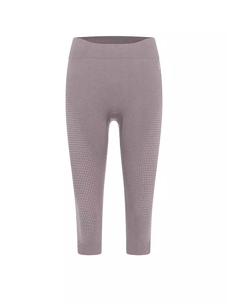 ODLO | Pantalón funcional 3/4 para mujer PERFORMANCE WARM ECO | Gris