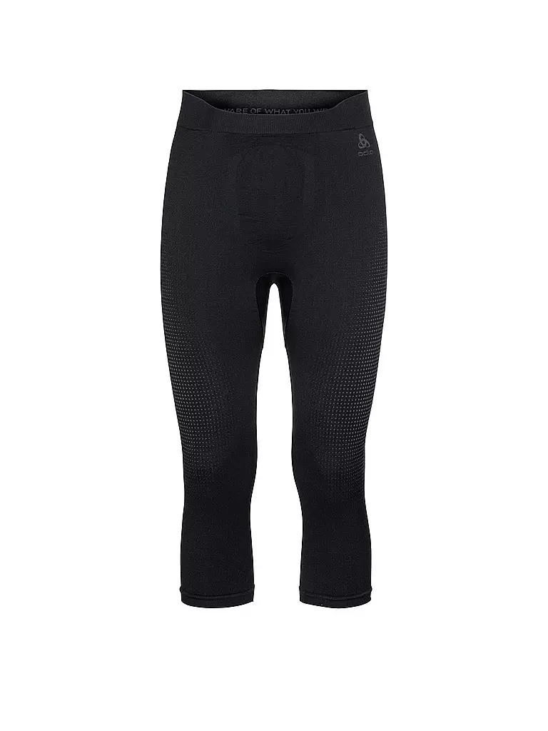 ODLO | Pantalón funcional 3/4 Performance Warm Eco para hombre | Negro