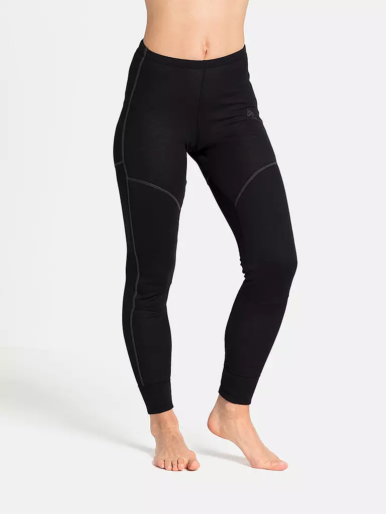 ODLO | Pantalón funcional de mujer ACTIVE X-WARM ECO Base Layer | Negro