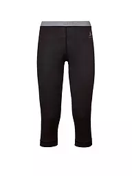 ODLO | Pantalón interior de mujer Natural 100% Merino Warm 3/4 | Negro