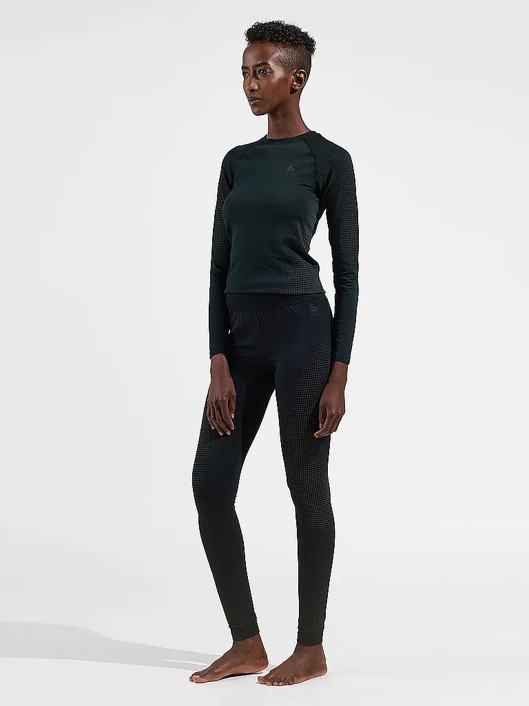 ODLO | Pantalones funcionales para mujer PERFORMANCE WARM ECO | Negro
