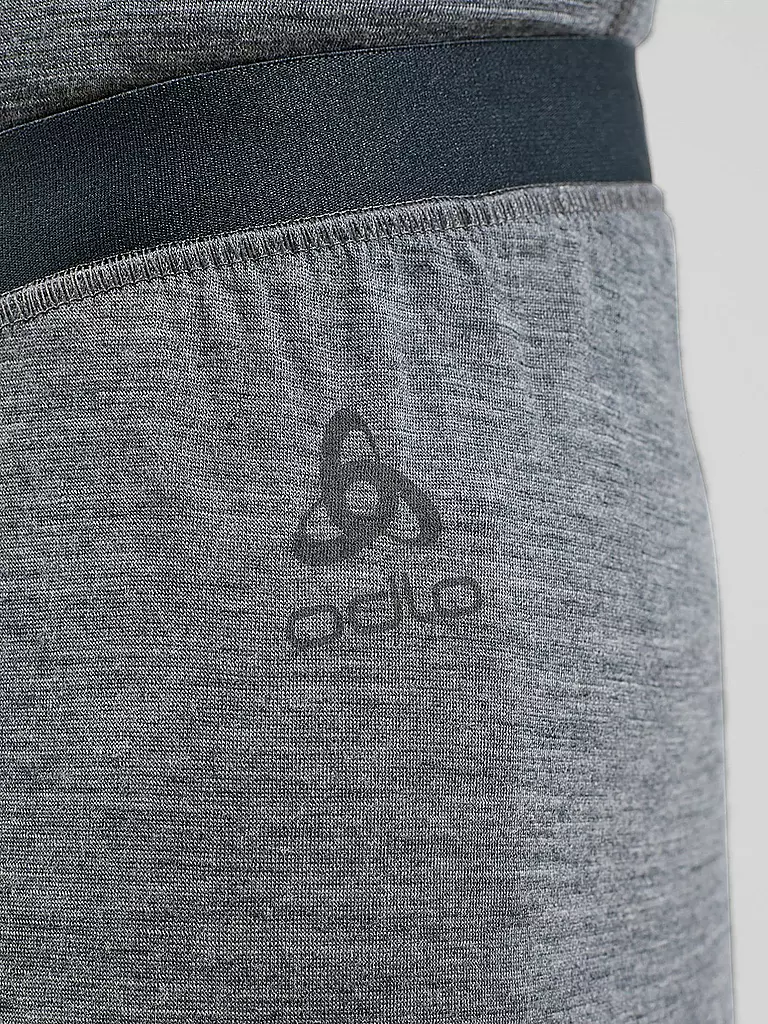 ODLO | Pantalones interiores 3/4 de merino 200 para hombre | Gris claro