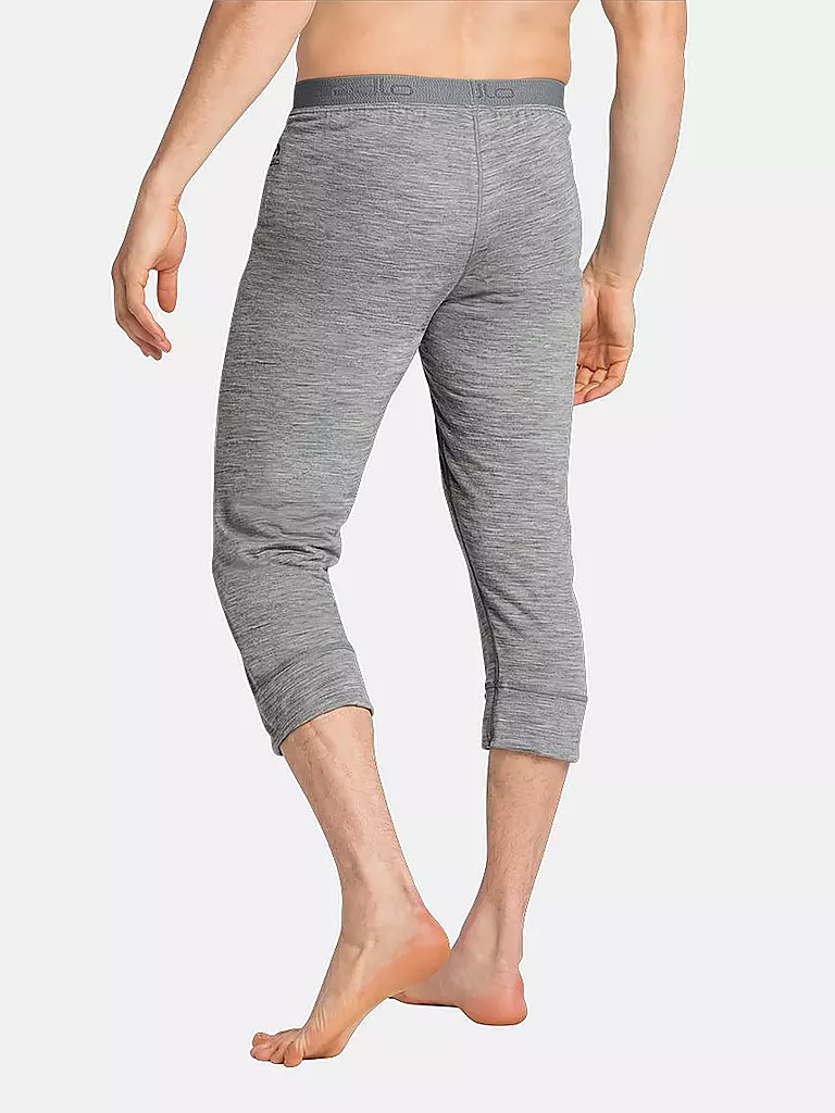 ODLO | Pantalones interiores para hombre Natural 100% Merino Warm 3/4 |