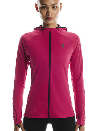 ON | Chaqueta de running con capucha Climate para mujer