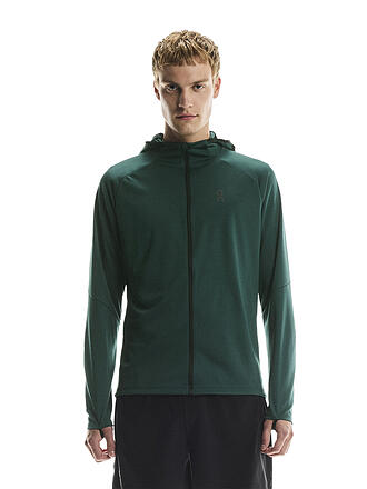 ON | Chaqueta de running para hombre Climate con cremallera y capucha