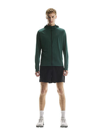 ON | Chaqueta de running para hombre Climate con cremallera y capucha