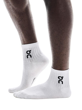ON | Calcetines de tenis para mujer Logo Mid, paquete de 3.