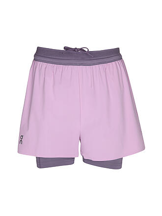 ON | Pantalones cortos de running 2 en 1 de 3" Performance para mujer