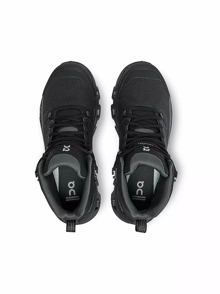 ON | Botas de senderismo para mujer Cloudrock 2 Waterproof BLACK/ECLIPSE |