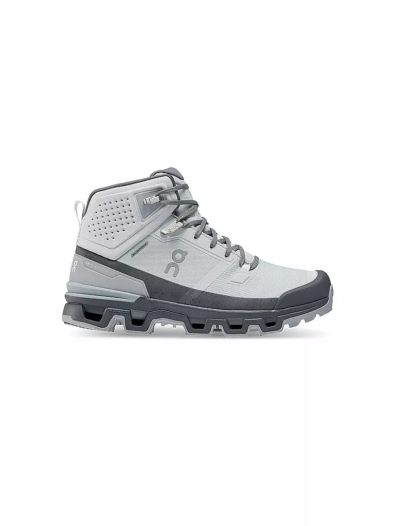 ON | Botas de senderismo para mujer Cloudrock 2 Waterproof GLACIER/ECLIPSE | Gris