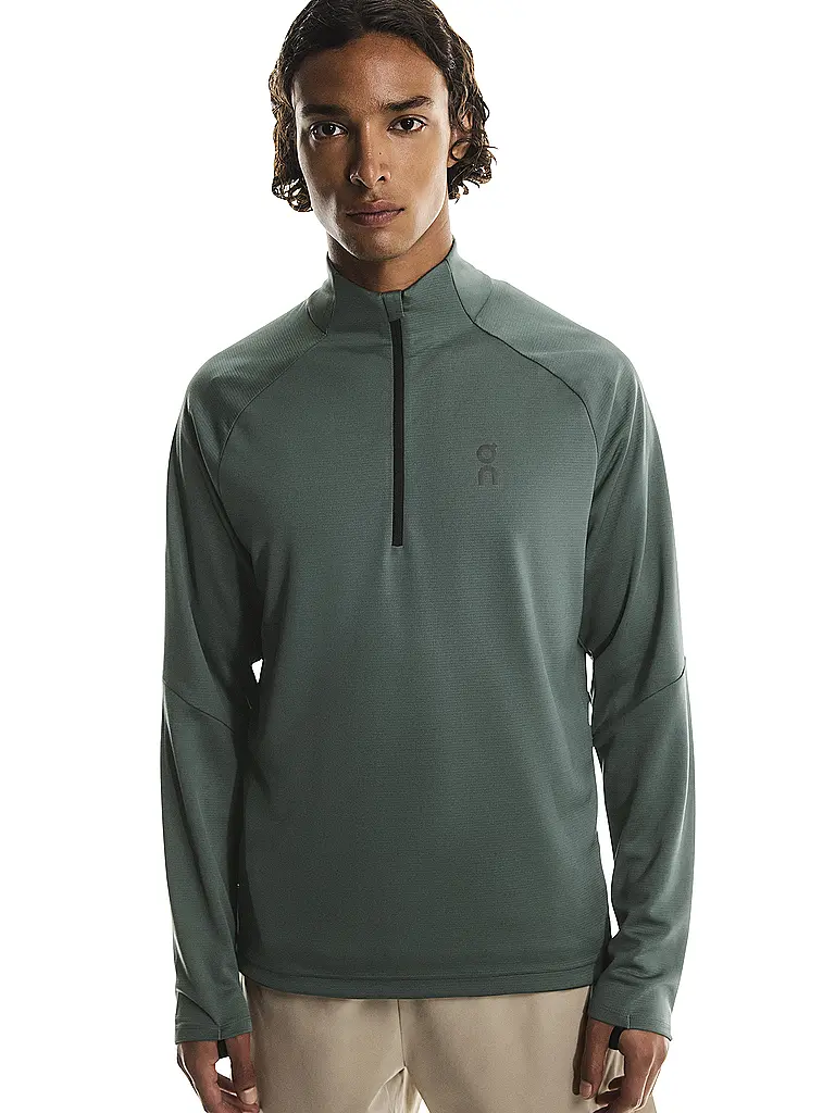 ON | Camiseta de running Climate para hombre | Oliva