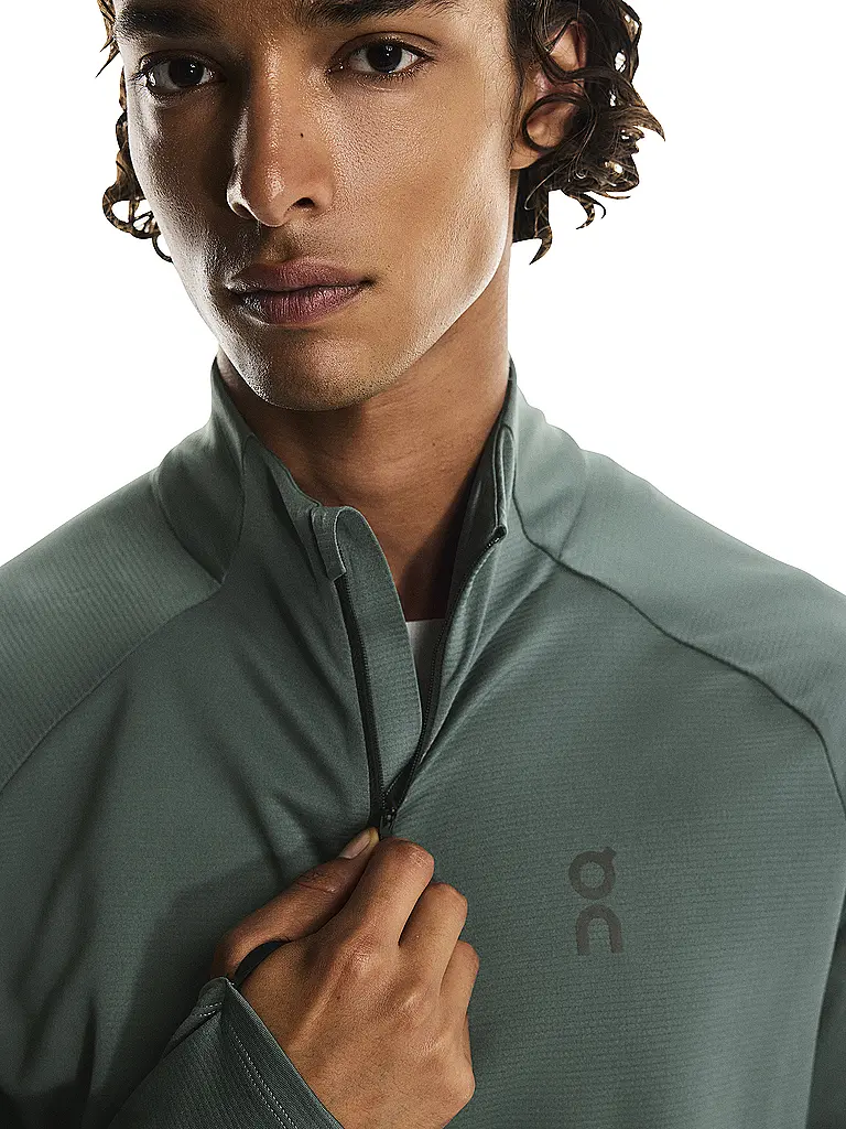 ON | Camiseta de running Climate para hombre | Oliva