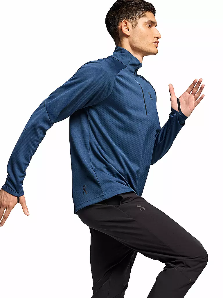 ON | Camiseta de running Climate para hombre | Azul