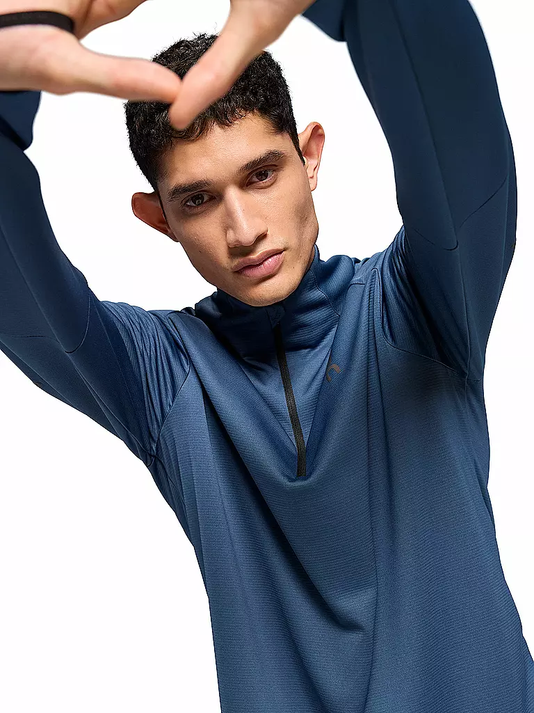 ON | Camiseta de running Climate para hombre | Azul