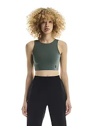 ON | Camiseta de running corta 2 en 1 Core para mujer | Oliva