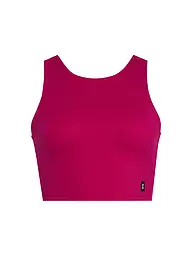 ON | Camiseta de running corta 2 en 1 Core para mujer | Rojo oscuro