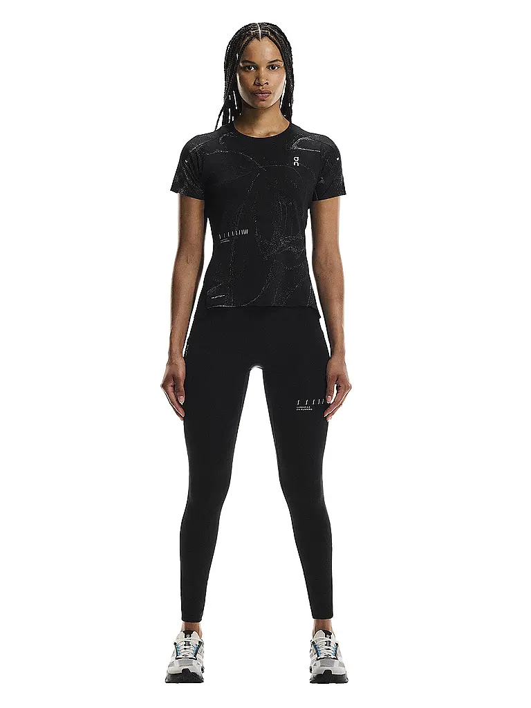 ON | Camiseta de running para mujer Performance-T Lumos | Negro