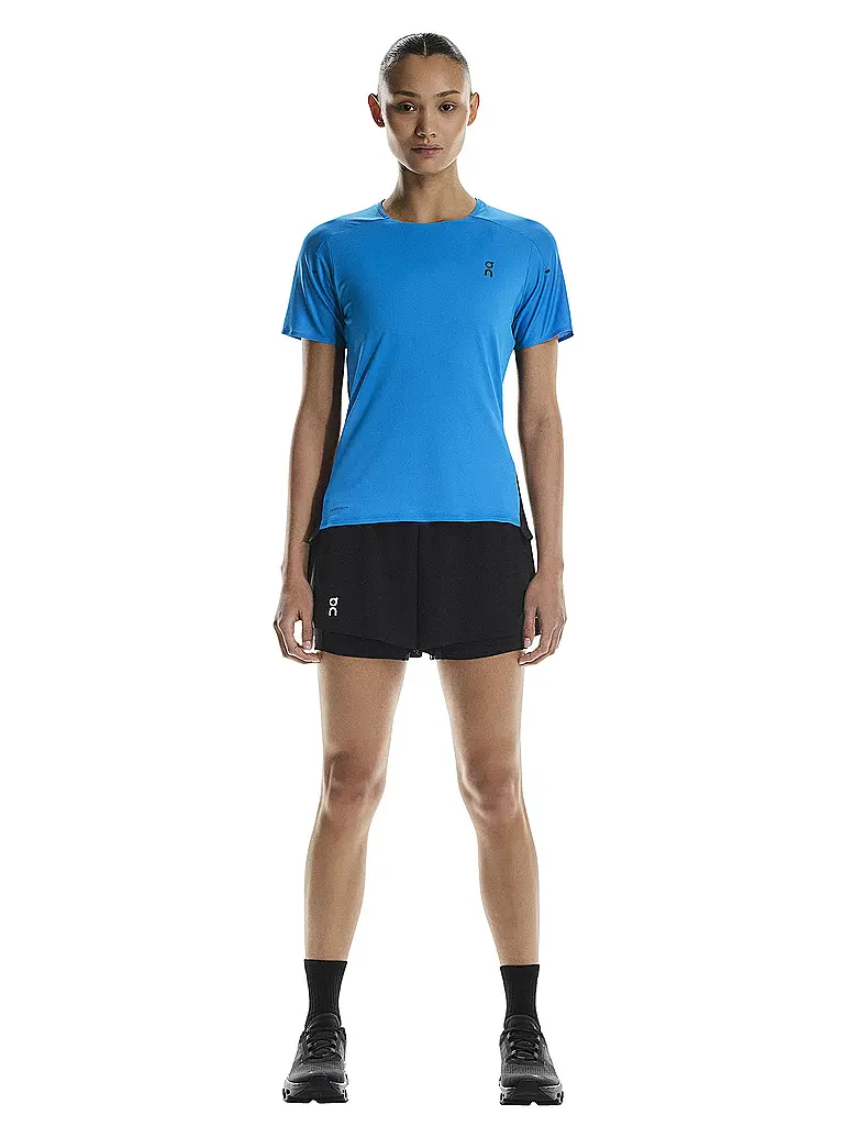 ON | Camiseta de running Performance-T para mujer | Azul