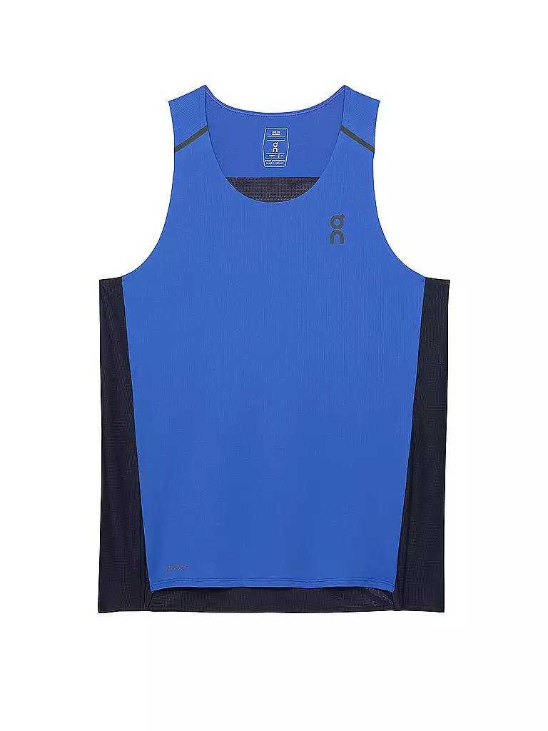 ON | Camiseta de tirantes de running Performance para hombre | Azul