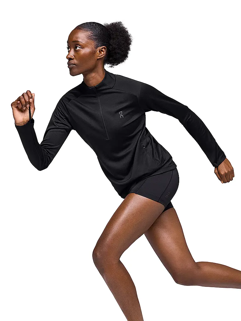 ON | Camiseta funcional con cremallera Climate para mujer |