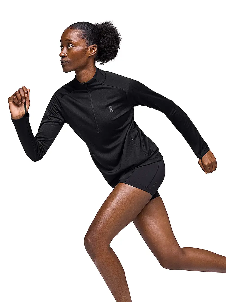 ON | Camiseta funcional con cremallera Climate para mujer |