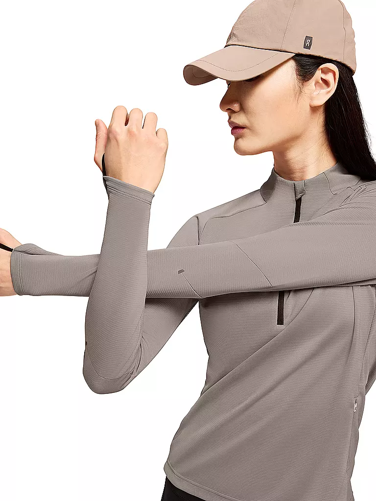 ON | Camiseta funcional con cremallera Climate para mujer |