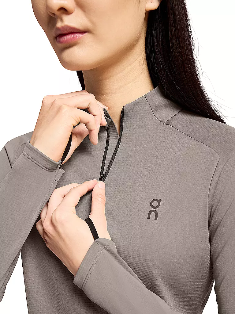 ON | Camiseta funcional con cremallera Climate para mujer |