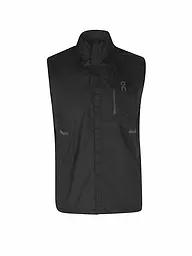 ON | Chaleco de running Weather para hombre | Negro