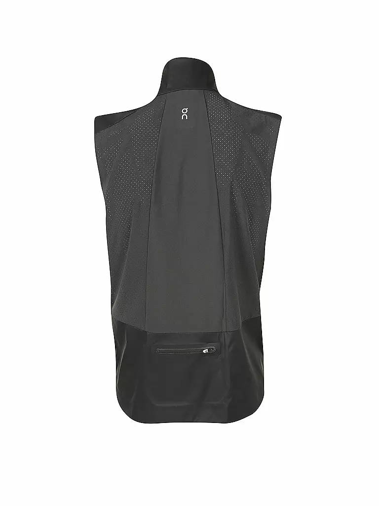 ON | Chaleco de running Weather para hombre | Negro
