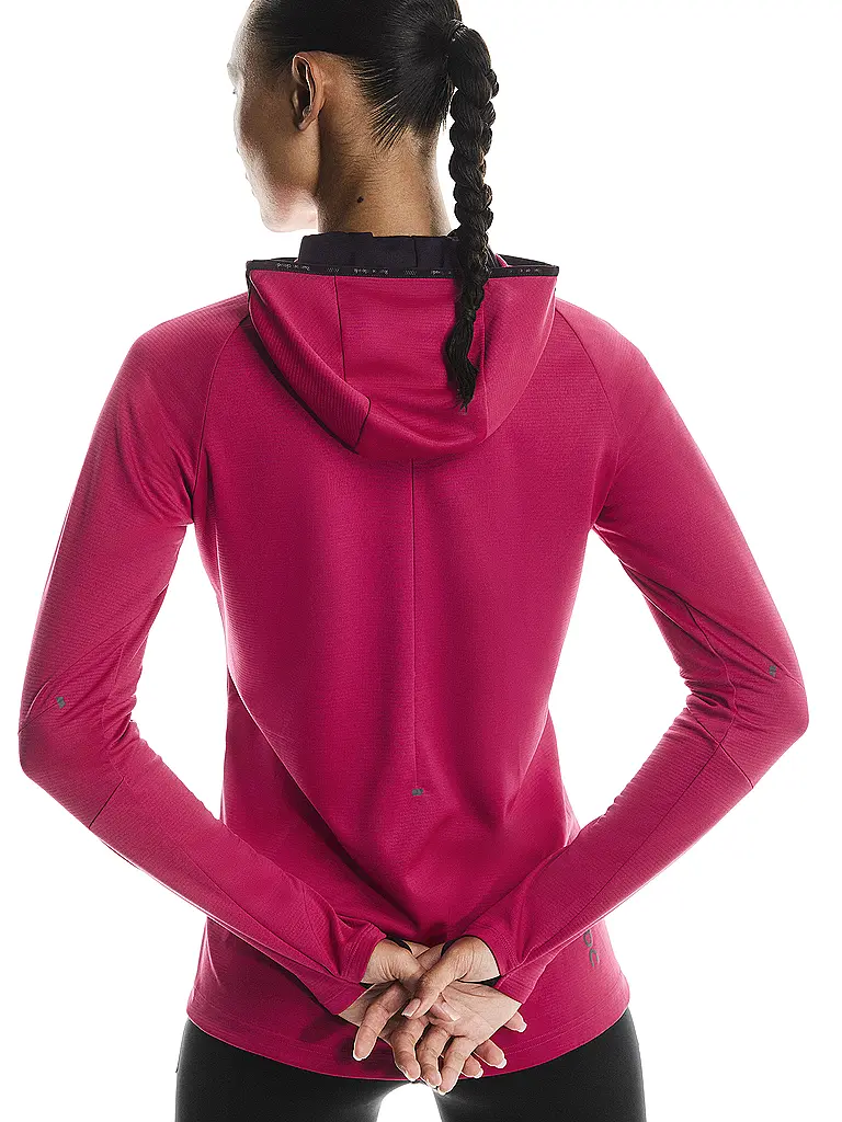 ON | Chaqueta de running con capucha Climate para mujer |